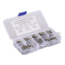 200Pcs M3 Stainless Steel Flat Head Screws Kits High Strength Self-Tapping  X8R8