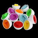 Pairings Smart Egg Capsule Study Color Children Blocks 6x Educational Toys