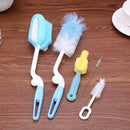 Baby Bottle Brushes Set Sponge Nipple Pacifier Milk Feeder Cleaner (5pcs)