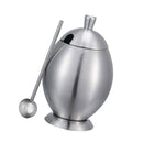 Seasoning Bowl Spice Storage Container Condiment Jars with Spoon Stainless