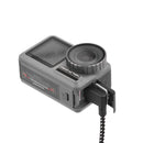 Nylon USB Type-C Charging Cable Line Black For DJI OSMO ACTION Sports Camera