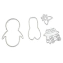 Girl Penguin Cutting Die Stencil DIY Scrapbooking Paper Card Album Craft