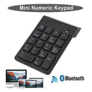 Wireless Number Pad Numeric Keypad 18 Key Digita Keyboard for Laptop Z