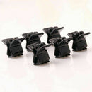 Girl's Fashion Black Plastic Mini Hairpin 6 Claws Hair Clip Clamp For Ladie I9O8