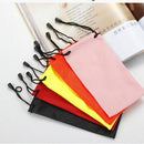 5PCS Hot Sunglasses Bag Pouch Soft Cloth Cleaning Optical Glasses Case W JR