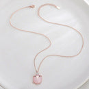 Powder Pig Necklace Pendant Female Girl Cute Gift Gift Straight Ornament