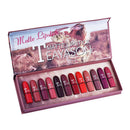 MagiDeal 12pcs Liquid Lipsticks Matte Liquid Lipgloss Waterproof Lip Gloss