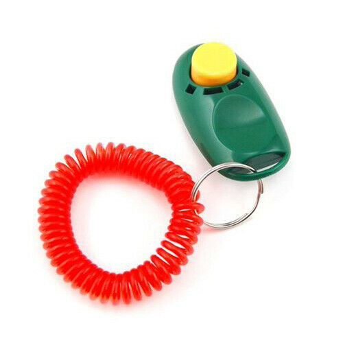 Dog Training Clicker Obedience Trainer Cat Pet Click Agility F1C9