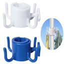 2 Pack Beach Umbrella Hanging Hook 4-prongs Plastic Umbrella Hook Hanging f