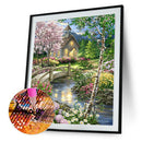 5D DIY Full Drill Bridge Diamond Painting Mosaic Picture Kits Home Decor