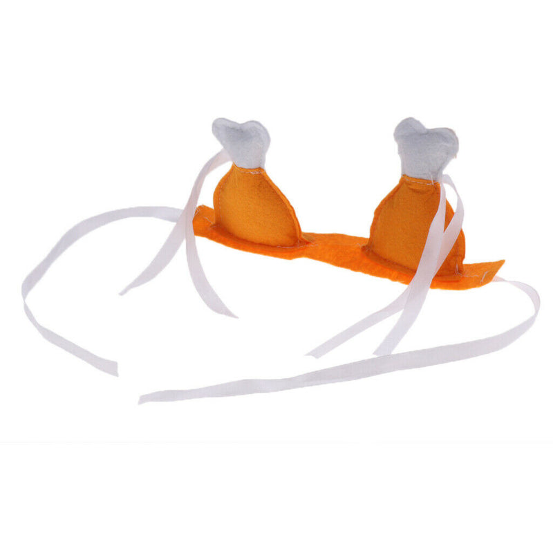 2 Pcs Chicken Leg Designed Hoop Headdress Wedding Christmas Halloween Funny