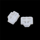 10Pcs Ethernet Hub Port RJ45 Anti Dust Cover Cap Protector Plug White MO