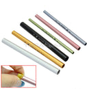 6 Pcs DIY Manicure Care C Curve Metal Rod Stick French Style Nail Art Tips Tool