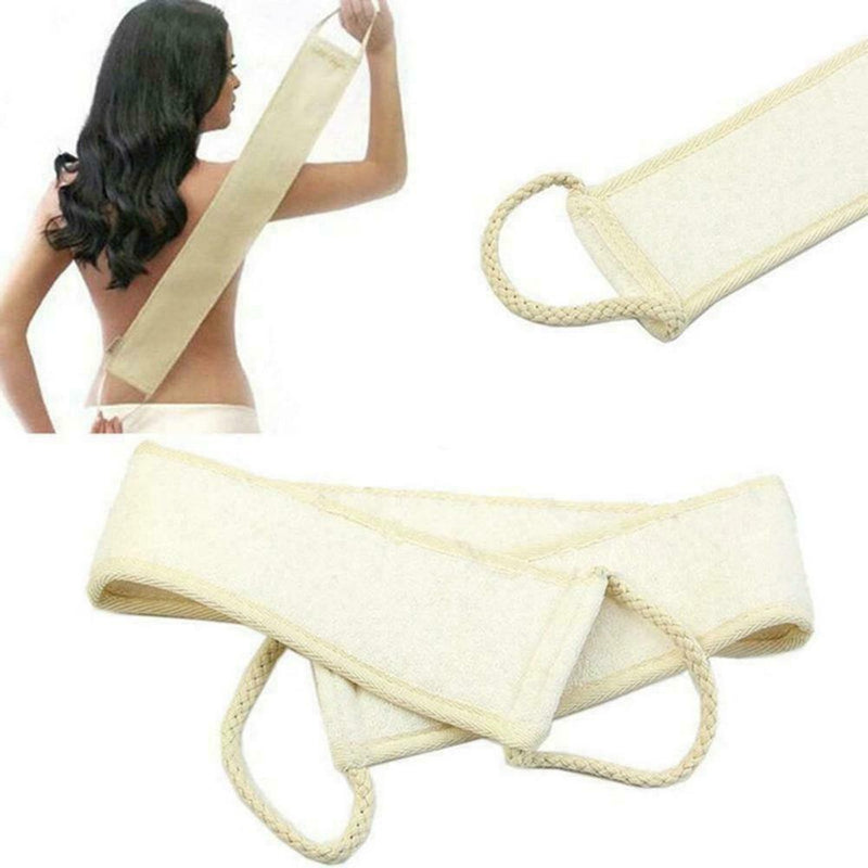 Exfoliating Loofah Loofa Back Strap Bath Shower Body Scrubber Sponge Gift R5W3