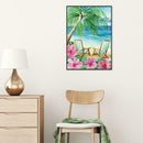 5D DIY Full Drill Diamond Painting Beach Chairs Cross Stitch Embroidery Kit