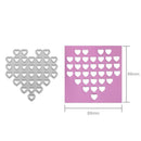Love Heart Cutting Dies Stencils Scrapbook Embossing DIY Album Cards Gifts A