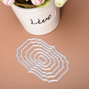 6pcs/set DIY Rectangle Metal Cutting Dies Stencil Scrapbook Paper Card Em Dxyc