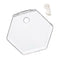 5 Pieces Hexagon Wall Hanging Plant Terrarium Glass Planter Vase, 13CM