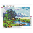 4 Pack Snow Scene DIY 5D Diamond Painting Kits Full Drill Cross Stitch Decor