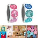 2 Roll Thank You Packaging Stickers Floral Paper Seals Labels DIY Craft 1"