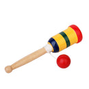 Wooden Kendama Ball & Colorful Cup, Classic Japanese Balancing Skill Game for