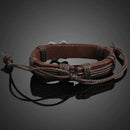 Unique Guitar Shape Girl Boy Braid Bracelet String Band Bangle Coffee