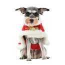 Christmas Cloak&Scarf Costume Set With Bells Pet Clothes Apparel L