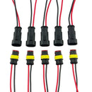 2 Pin Way Sealed Waterproof Electrical Wire Connector Plug Terminal For Car SUV