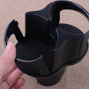 Car Water Cup Holder Cover Insert Carbon Fiber Center Console Drinking Bottle