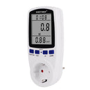 Plug in Power Meter Electricity Analyzer Monitor Voltage Wattmeter (EU)