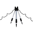 Aluminum Alloy Telescopic Fishing Tripod Holder Stand for Fishing Rod SilveME