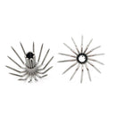 20pcs 12points 14points Shrimp Nickel Squid Hooks 2.2cm