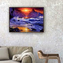 5D DIY Full Drill Diamond Painting Sea Wave Cross Stitch Embroidery Mosaic