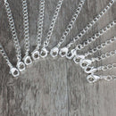 8 Piece Stainless Steel Necklace Bracelet Extender Chain, Set 4 Different L Y8W3