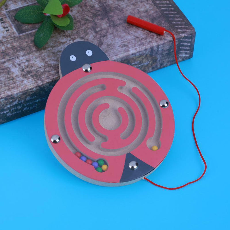 Kid Wooden Puzzle Children Magnetic Maze Toys Intellectual Jigsaw Board A