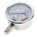Radial Pressure Gauge Air Water Oil Pressure Gauge Hydraulic 1 / 4G 1MPa