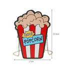 Popcorn Shaped Women Shoulder Bags Personality Design Chain Crossbody Bag