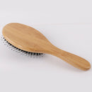 Comb Portable Hair Brush Massage Styling Tool Boar Bristle Wood Handle Durable