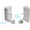 ABS Modern 4 Port USB 2.0 HUB USB Extension Adapter Fit For Xbox One S Console