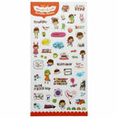 6 PCS HOT Diary Decoration Scrapbooking Stickers PVC Stationery Planner Sti A8V8