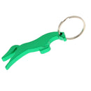 Aluminum Horse Simple Bottle Opener Key Ring Keychain Bag Pendent Green
