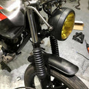 1Set Black Metal Motorcycle Rear And Front Fender Mud Guard Cover Protector