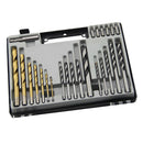 24pcs High Hardness Combination Drill Bit Set for Plastic, Metal, Concrete,