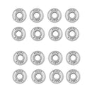 16Pcs 608RS Abec 9 Skateboard Bearing for Longboard Inline Hockey White