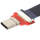 20Cm Fpc Flat Usb 3.1 Type-C Usb-C Male To Male Data Cable For Macbook & La