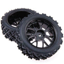 4pcs Star Pattern Rubber RC On Road Car Tires for 1/10 Universal Car Tamiya A