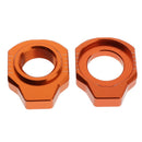 Aluminum Alloy - For  - Pair Chain Guide and Swingarm Slider Kit, Orange~