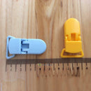 10Pcs 10 Colors Pacifier Clips Bulk Plastic Baby Kids Pacifier Holder Dummy Clip