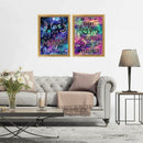 2 Pack 5D Full Drill Diamond Painting Kit, Kissbuty Diy Diamond Rhinestone