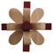 Wooden Double Color Plum Lock Lilac Locks Logic Puzzle Burr Puzzles Brain T V4X8